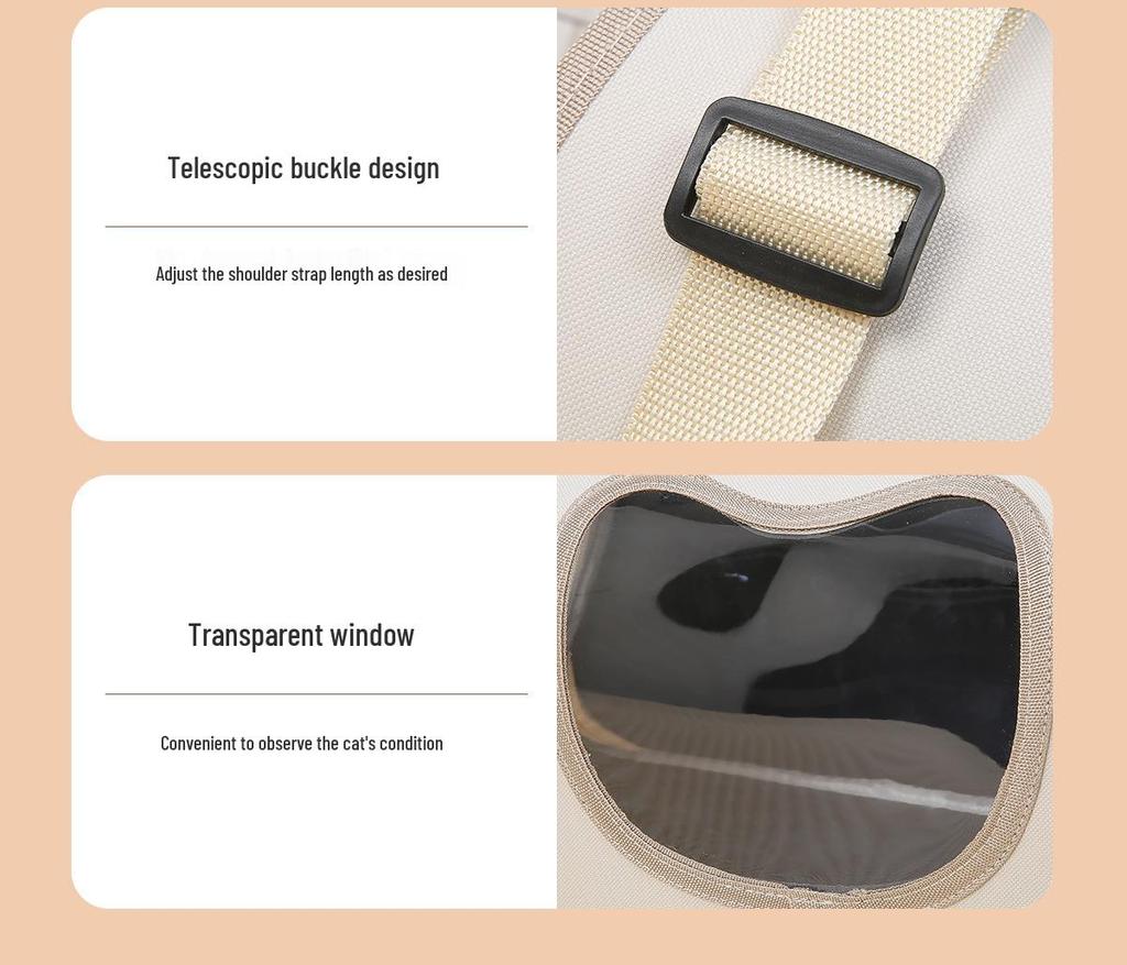 Portable Pet Backpack: Breathable Folding Space Capsule for Cats and Dogs