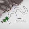 New Creative Wood Robot Pendant Necklace Personality Cartoon Sweater Chain Fashion For Men Women Party Jewelry Gift Wholesale