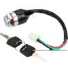 ATV Off-road Kart 4-wire Ignition Switch with Electric Door Lock Key