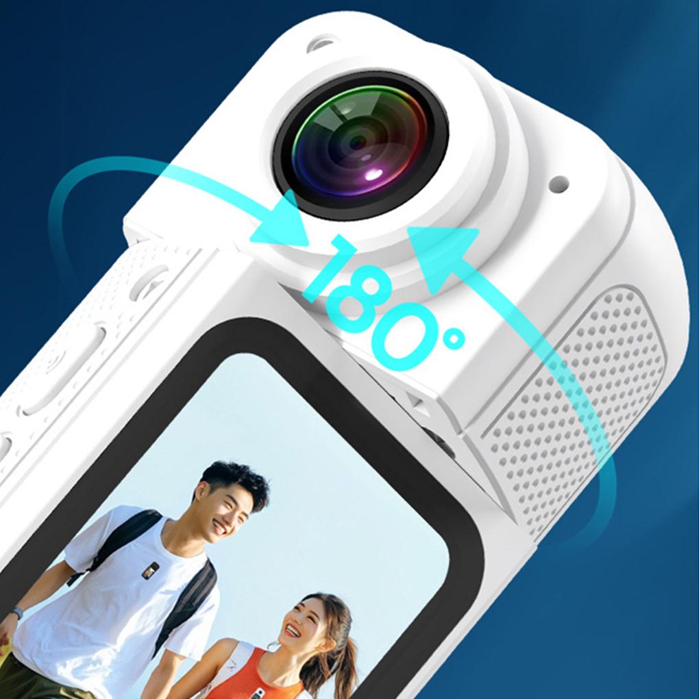 Mini 2.7K Thumb Action Camera 1080P Pocket Sport Cam 1.47 Inch 180 Angle WIFI Recorder Magnetic Attraction Bracket Camera