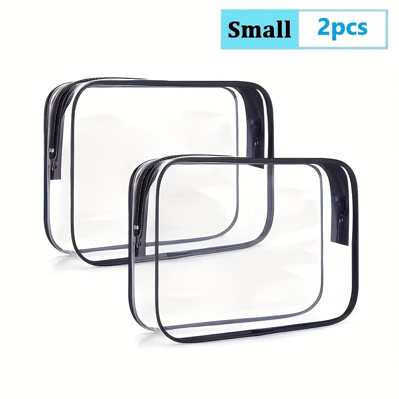 

2PC Transparent Makeup Bags,Portable Durable Cosmetic Storage Bags,Waterproof Bath Bags Suitable for Women s Home and Travel Use