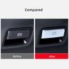 Black/Silver ABS Car Foot Brake Release Button Cover For Benz GLA GLE GLS 16-19