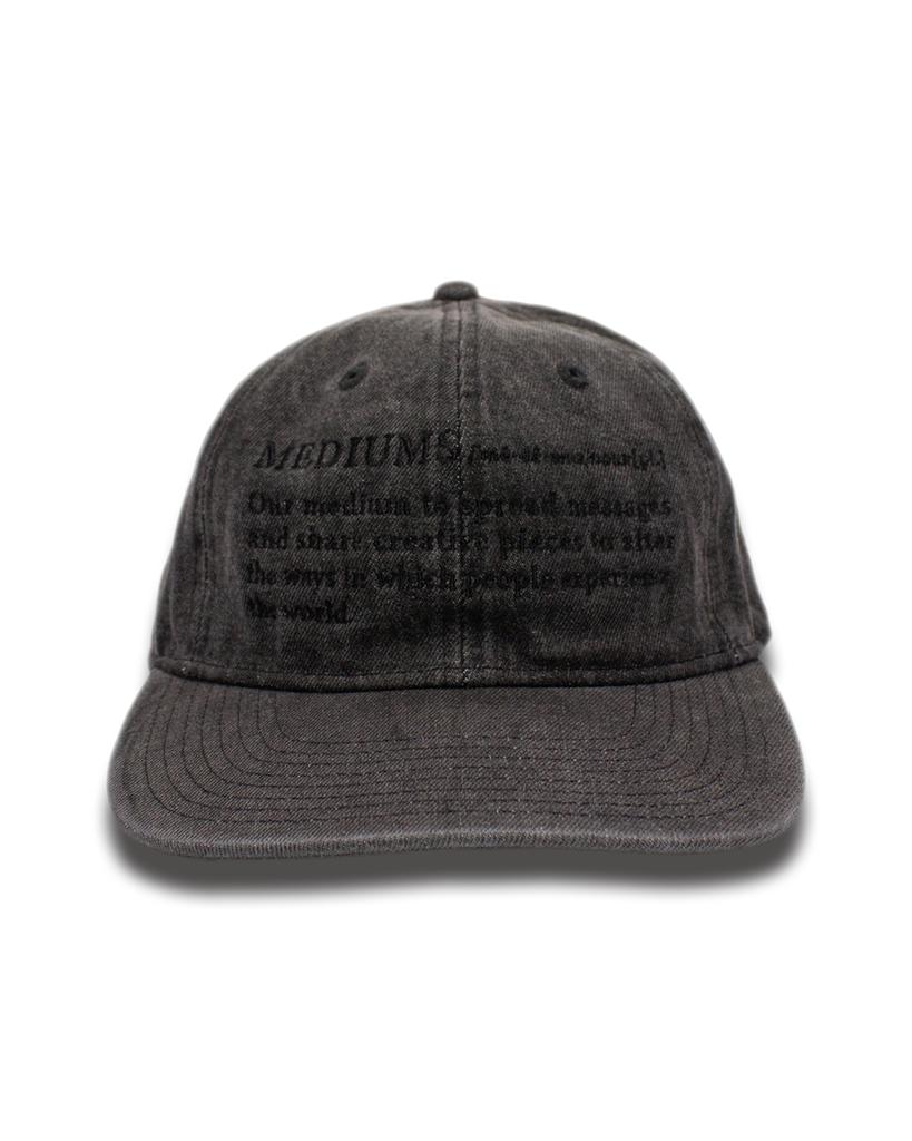 Midieomseu Definition Cap - Black Denim