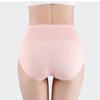High-Waisted Women's Cotton Underwear with Tummy Control, Hip Lift, Seamless, Plus Size, Mulberry Silk Gusset, Breathable Triangle Briefs
