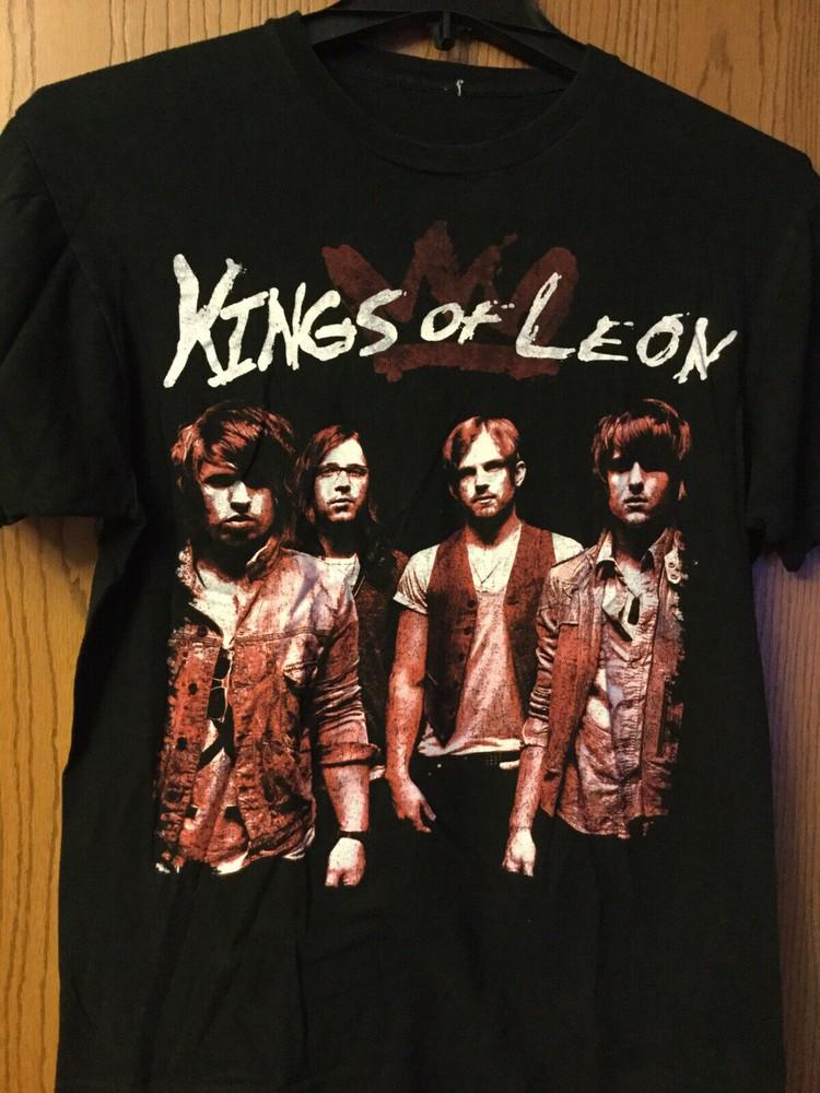 Постер Группы Kings of Leon Хлопковая Футболка для Мужчин Женщин S-2345XL GE528 Унисекс Футболка XXXXL