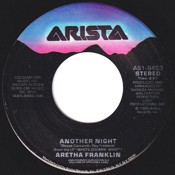 

7inch Record ARETHA FRANKLIN - Another Night AS19453 Arista 1986 US Dance & Electronica Used