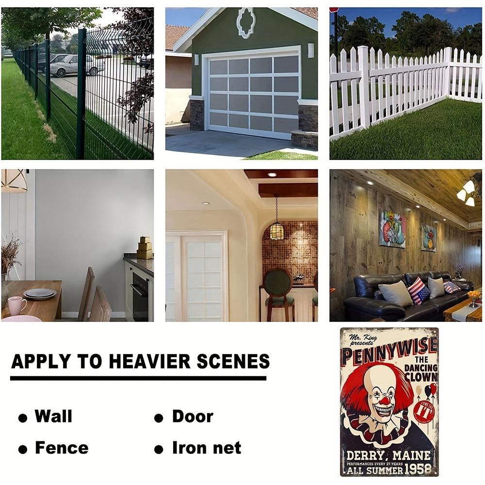 1 Pennywise Dancing Clown Vintage Metal Tin Sign, Aluminum Retro Wall Art for Bar, Pub, Cafe, Home Decor, Rustic Iron Painting