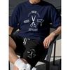 Men's Fashion 3D Printed Men's T-Shirt Round Neck Short Sleeve Trendy Street Wear