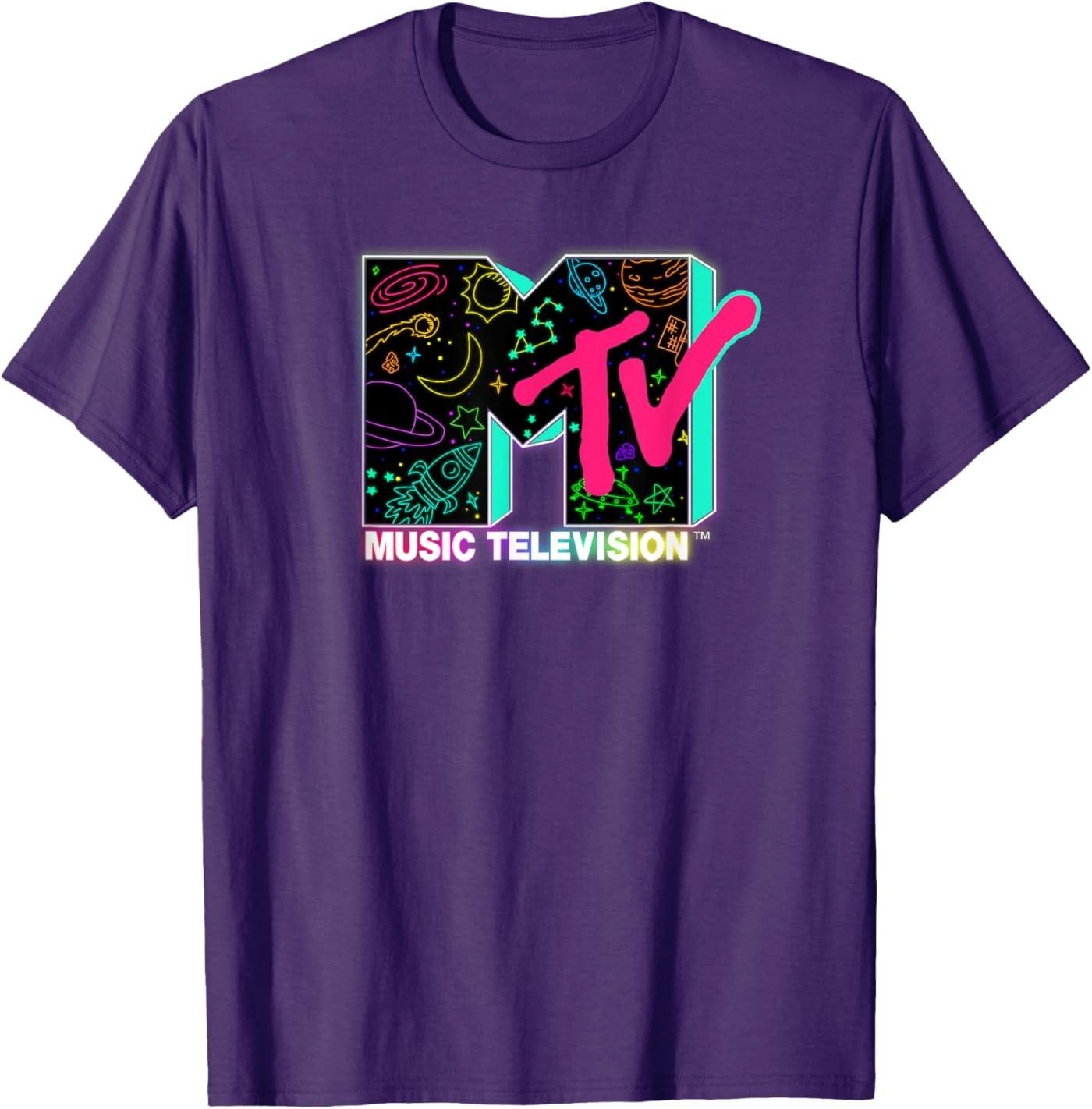 MTV - Music Television - Intergalactic T-Shirt S разноцветный