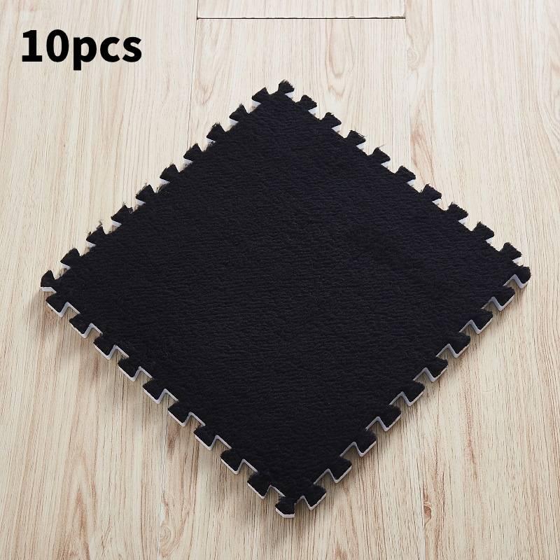 Tapis de Puzzle en Mousse EVA Pour Salon et Chambre Tapis Doux et Moelleux Pour Salle de Jeux et Bureau Forme Carrée Variété de Couleurs