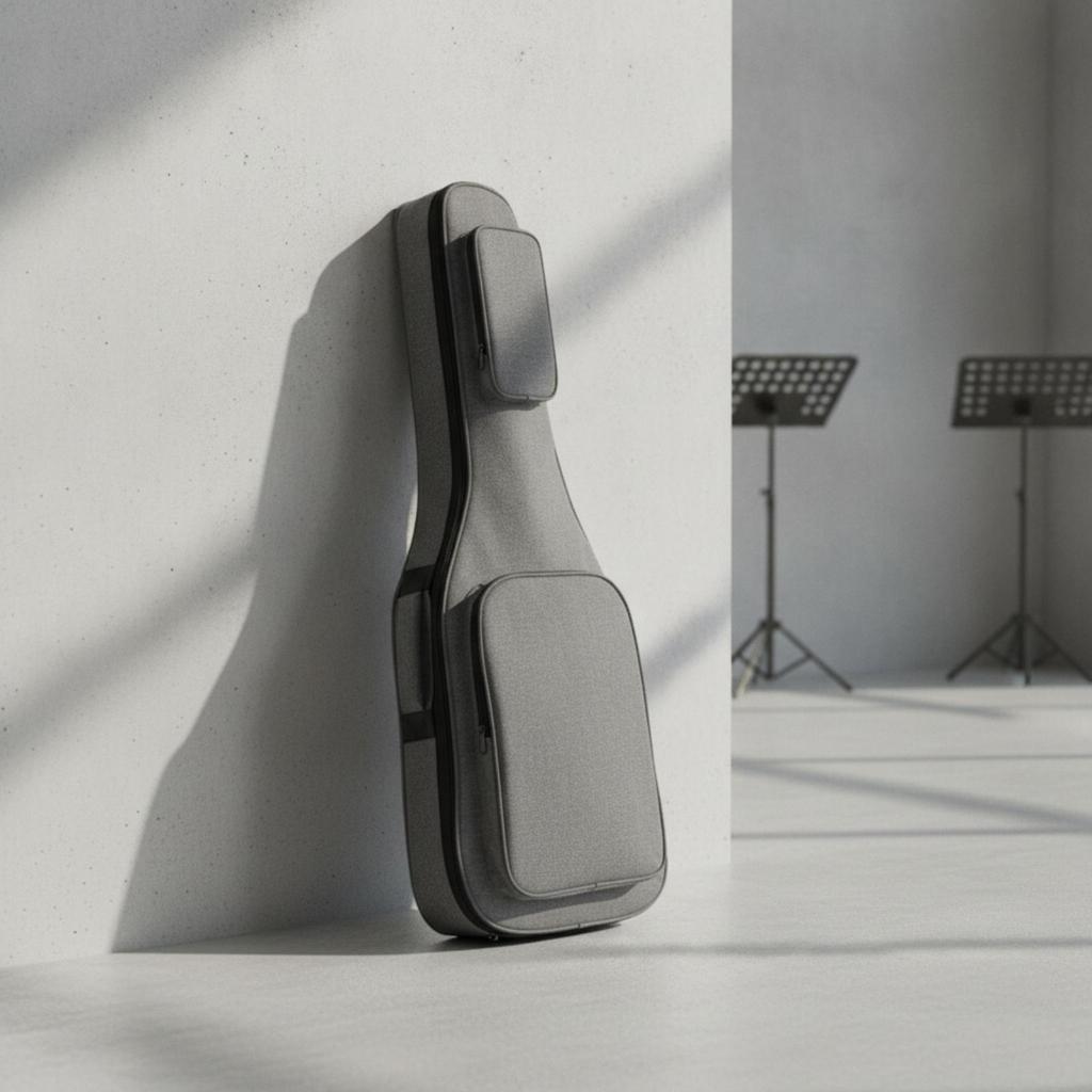 Shock-Absorbing Electric Guitar Bag with Neck Cradle Padded