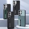 Magnetic Carbon Fiber Pattern Phone Case for Samsung Galaxy S26 Ultra S25 Edge S26Pro S24 Plus FE Metal Lens Protective Cover