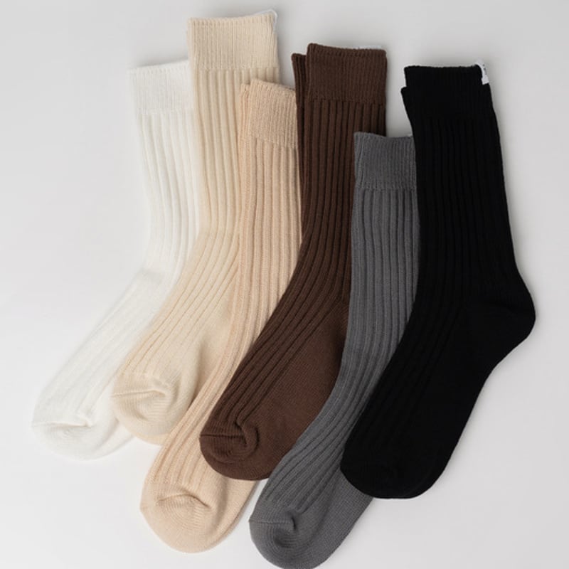 TATIANA [1+1] Fogny Knit Socks SC8096 6 Colors