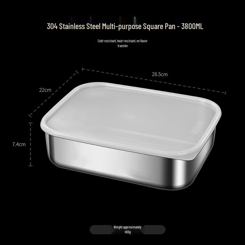 CMAOS 304 Stainless Steel Picnic Lunch Box