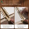 Hand-Friendly Retro B5 Loose-Leaf & Thick A5 Hardcover Coil Push-Pull Detachable Notebook