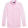 Polo Casual Shirt Striped Pure Linen Single-Breasted Long Sleeve Kids Kids Tops 323964584-002