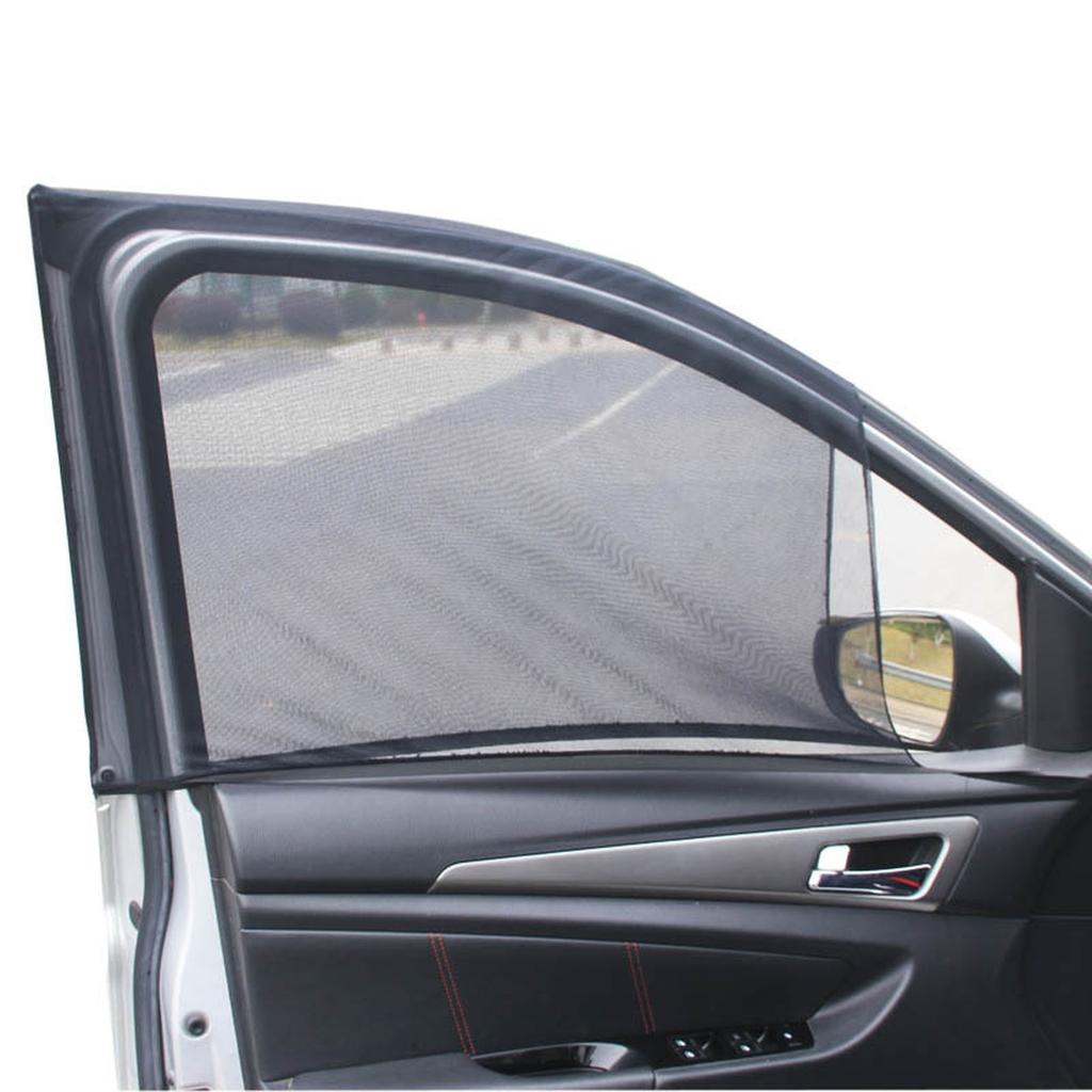 Car Sunshade Curtains Universal Side Window Shades Curtains Mosquito Mesh Net Sunshade Auto Accessories