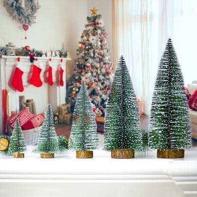 Mini Christmas Tree Stick White Cedar Desktop Small Christmas Tree