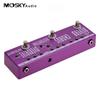 MOSKYAudio RC5 6 in 1 Guitar Multi Effects Pedal Reverb + Chorus + Distortion + Overdrive + Booster + Buffer Full Metal