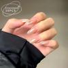 Douyin Trendy Wearable Gradient Nail Tips - Removable Fake Stickers, 30 Pcs