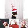Festive Red Spring Christmas Hat For Fun Holiday Headwear And Unique Decorations