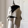 Ladies' Scarf With High-end Feel, Plaid Shawl, Versatile Tassel Scarf