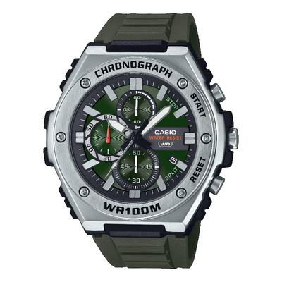 Reloj de Pulsera Analógico de Cuarzo para Hombre de Acero Inoxidable Resistente al Agua 100M MWA-300H-3AV