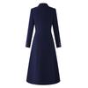Tluoman Professional Women's A-line Wool Blend Winter Overcoat