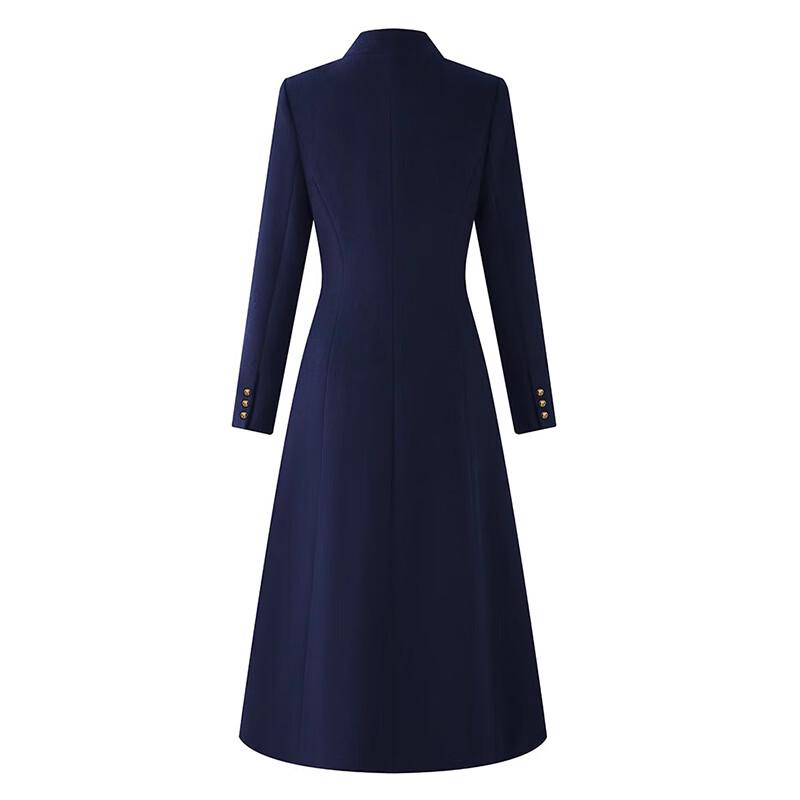 Tluoman Professional Women's A-line Wool Blend Winter Overcoat