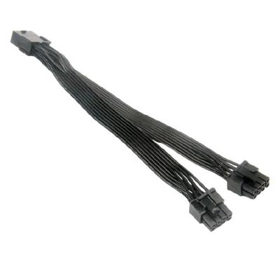 8Pin To Two 8Pin (6+2) Graphics Card Power Supply Cable Splitter Power Cable Connectors Extender for Graphics Card