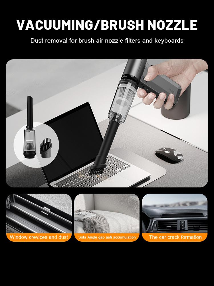 4 in 1 Compressed Air Duster Blower 350000RPM Brushless Motor Turbo Jet Blower Vacuum Multifunctional Dust Removal Cleaning Tool