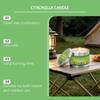 Citronella Candle for Outdoor Patio - Scented Candle for Candlelight Dinner and