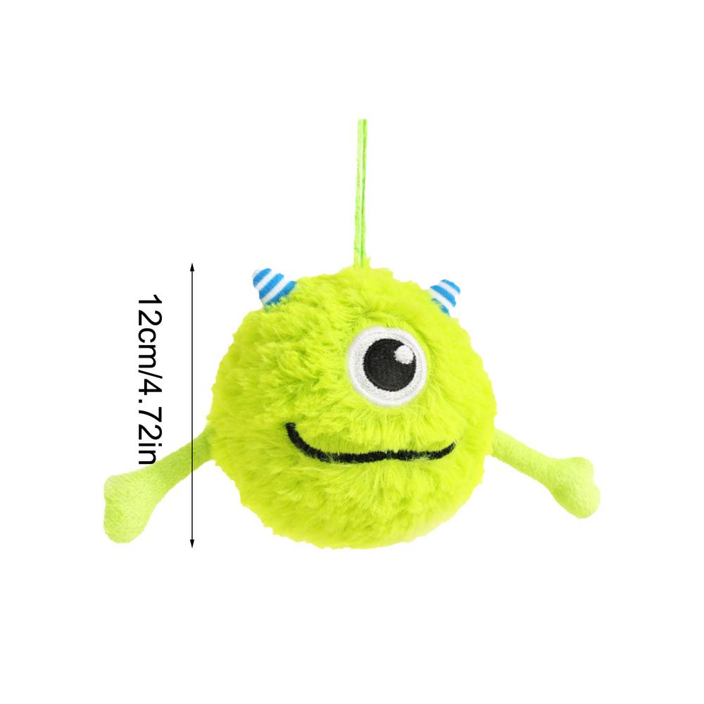 

Teething Dog Toy Ball Plush Interactive Chew Toys Soft Multifunctional Pet Toys Portable Dog Toys with Sound for Biting Teeth