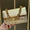 Borsa a mano con tracolla per abbigliamento formale da sera, Borsa a mano con tracolla a catena, Borsa a mano da donna per portarla a tracolla