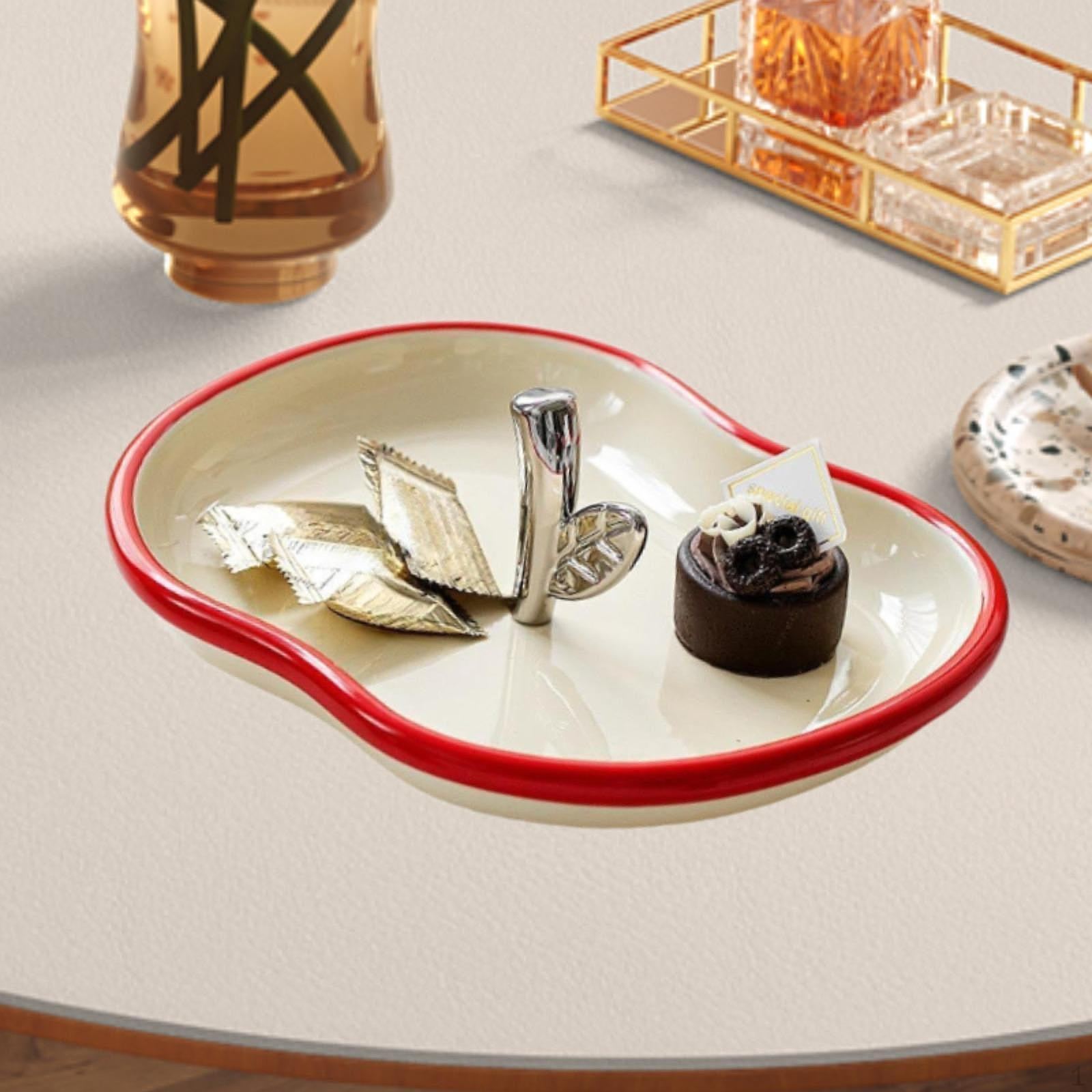 

Настольная фруктовая чаша подставка для торта тарелка для закусок декоративная десерт и кекс бежевый