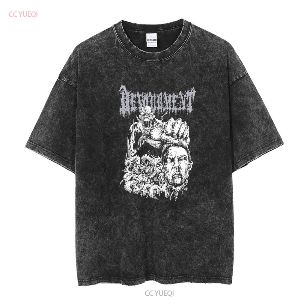 DEVOURMENT SLAM SHIRT kraanium abscheulich Fäulnis Cephalotripsy verurteilt Vintage Gewaschen Mann Bequem Weich Leicht