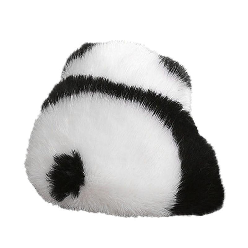 Nordic Wool Panda Hugging Pillow – Bedside Cushion & Sofa Lumbar Support