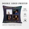 Debbie Gibson Pillow Case Anti-dustmite Pillowcase Invisible zipper silky short plush Sofa cushion cover