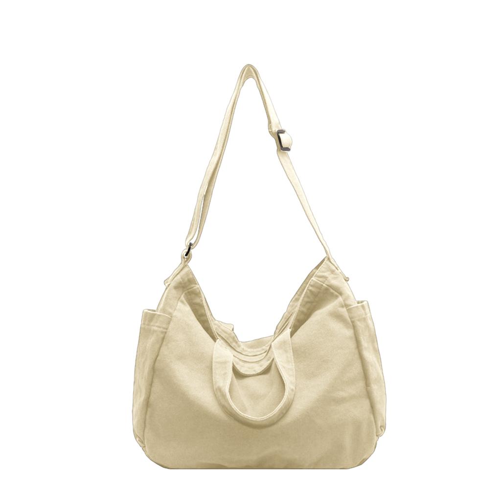 Japanese Style Canvas Shoulder Bag for Women and Men Vintage Crossbody Bags Satchel