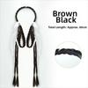 Synthetic Bunny Ear Headband Ponytail Ballet Style Long Pony Tail Hairpieces  Cosplay