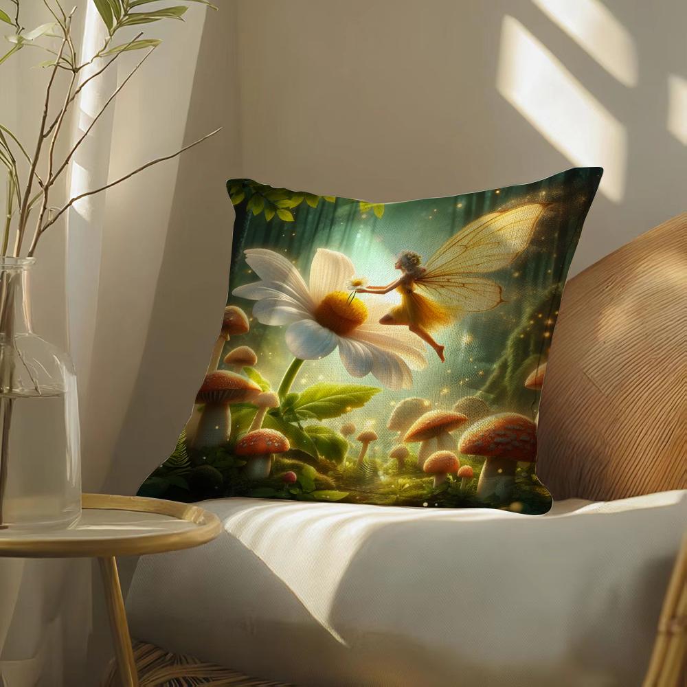 Fairymagicelf Pillow Case Pillowcase, Double-Sided Printed, Sofa Cushion, Bedroom Headboard