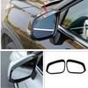 For Toyota RAV4 -2024 Bright Black Mirror Rain Eyebrow Cover