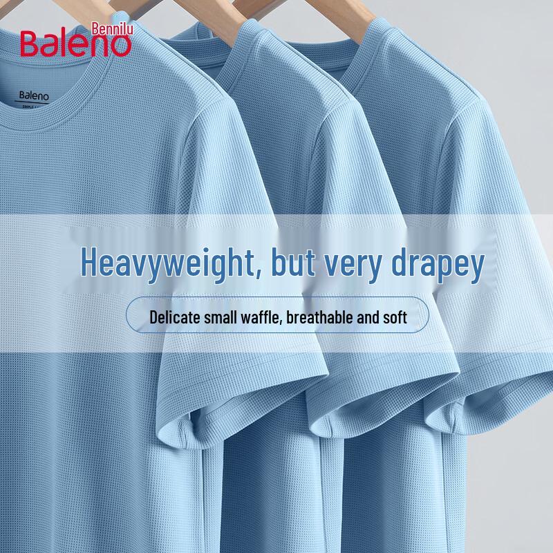 Baleno Men s Waffle Knit Short Sleeve T-Shirt M