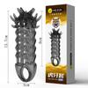 MELEON Soft Elastic Penis Extension Sleeve Delayed Ejaculation Condoms Cock Extender Increase Dick Sleeves Adult Sex Toys For Men