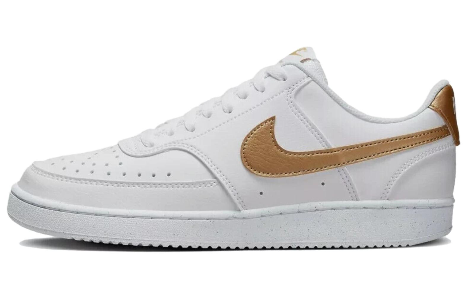 

Nike Women s Court Vision Low Next Nature White Metallic Gold DH3158-105 38