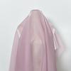 Shimmering satin encrypted solid color organza fabric suitable for wedding dresses formal gowns and designer clothing fabrics