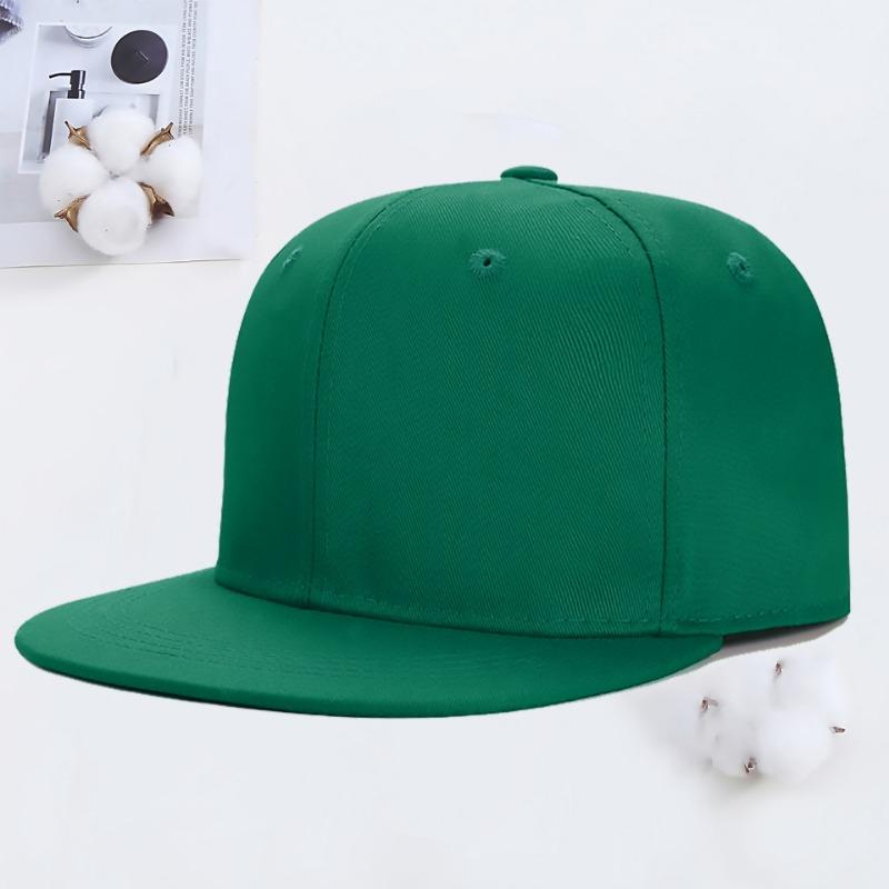 

Hip Hop Flat Rim Hat Embroidery Summer Travel Shade Street Dance Flat Rim Hat Men Adjustable
