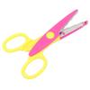 6 Pcs Colorful Plastic Kids Album Hand Safety Paper Decor Edge Cutting Scissors DIY Tool