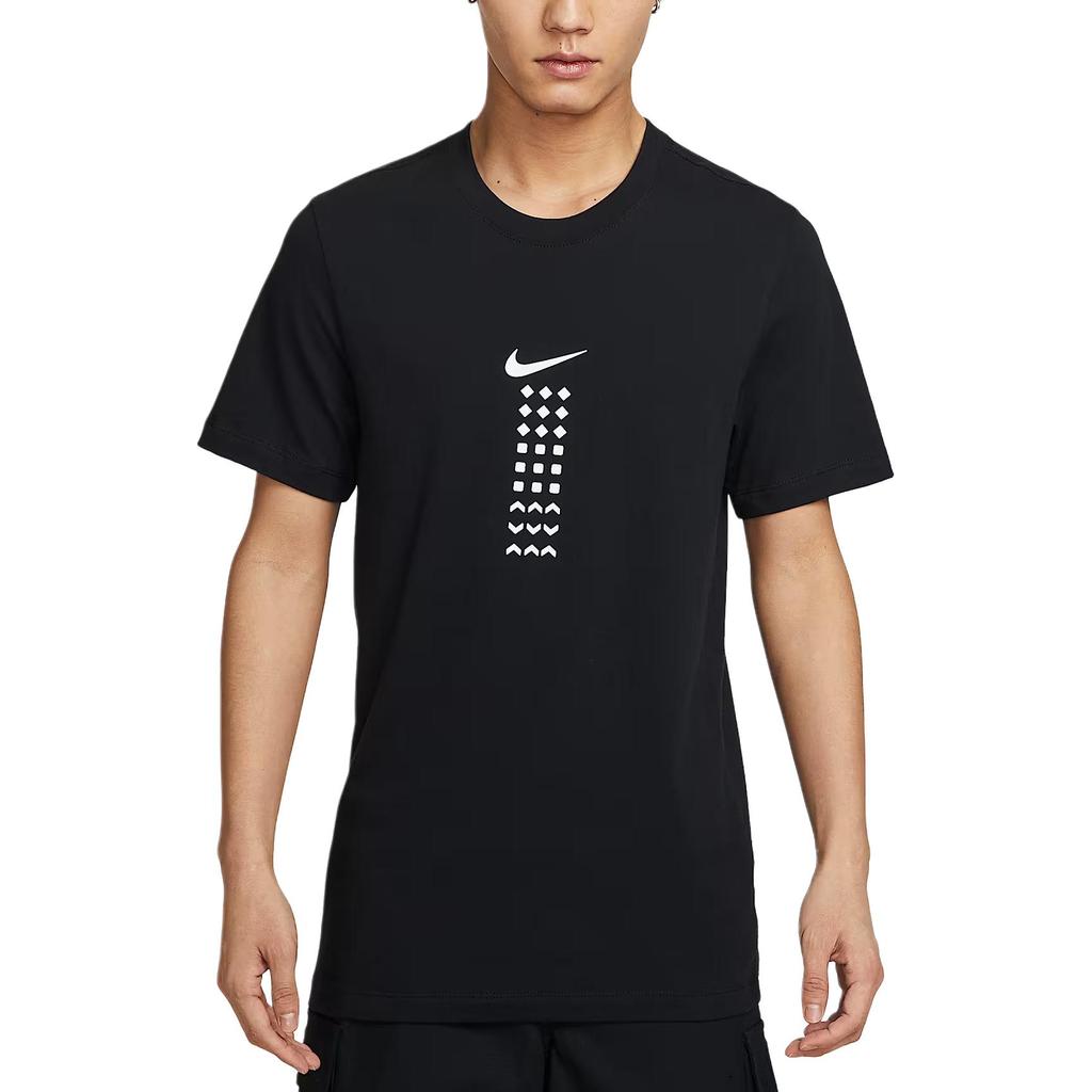 Nike T Shirts Men's Black Crew Neck Moderate HQ9247-010