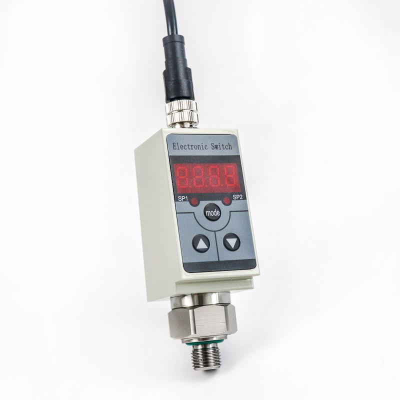 Digital Pressure Control Switch PNP NPN Relay Sensor Display Stainless Steel Intelligent Pressure Controller